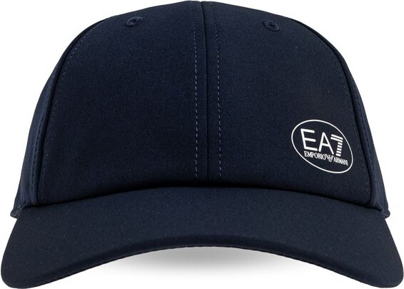 EA7 Emporio Armani Logo Printed Baseball Cap