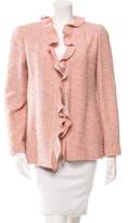 Thumbnail for your product : Chanel Wool Ruffle-Trimmed Jacket