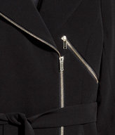 Thumbnail for your product : H&M Biker Coat - Black - Ladies