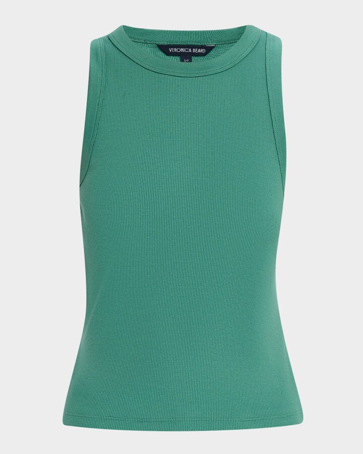 Veronica Beard Jordyn Cropped Tank Top