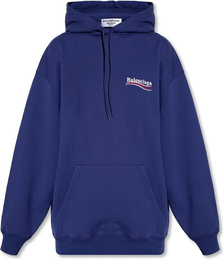 Balenciaga Blue Hoodie | Shop The Largest Collection | ShopStyle