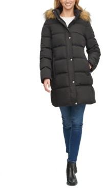 Tommy Hilfiger Faux-Fur-Trim Hooded Puffer Coat, Created for Macy's -  ShopStyle Parkas
