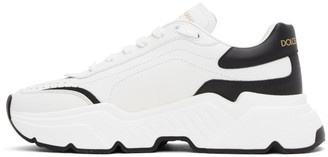 Dolce & Gabbana White and Black Daymaster Sneakers