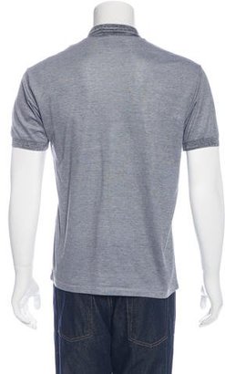 Saint Laurent Short Sleeve Polo Shirt