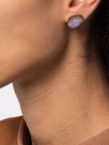 Thumbnail for your product : Swarovski Orbita stud drop cut crystal single earring
