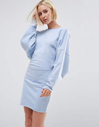 ASOS Sweat Dress With Bow Back