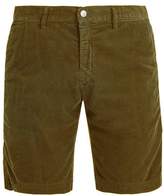 Thumbnail for your product : Massimo Alba Straight Leg Cotton Corduroy Shorts - Mens - Green