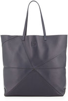 Thumbnail for your product : Loewe Lia Origami Leather Tote Bag, Navy