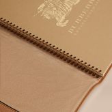 Thumbnail for your product : Burberry Grainy Leather A4 Notebook, Brown