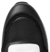 Thumbnail for your product : Givenchy Panelled Mesh, Leather and Suede Sneakers