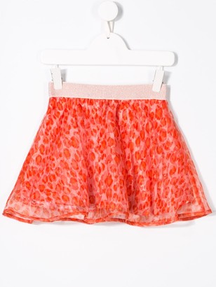 Kenzo Kids Leopard Print Mini Skirt