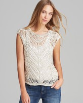 Thumbnail for your product : Eileen Fisher Open Knit Top