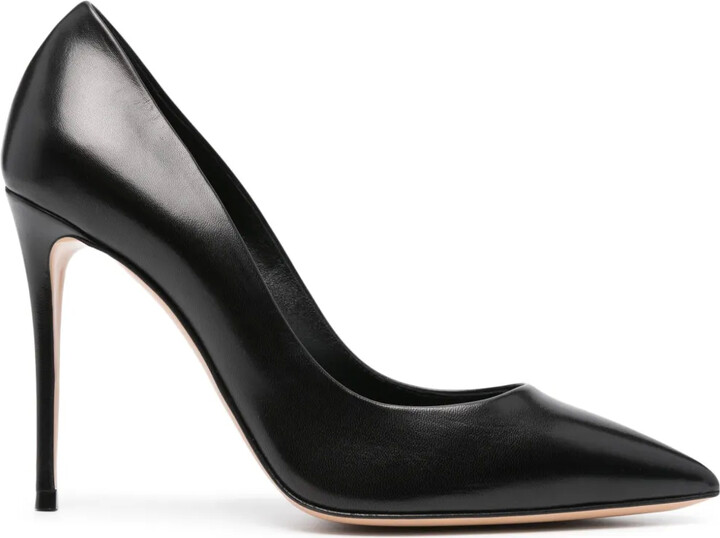 Casadei 100mm Julia leather pumps
