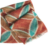 Thumbnail for your product : Johnston & Murphy Painted Flower Scarf
