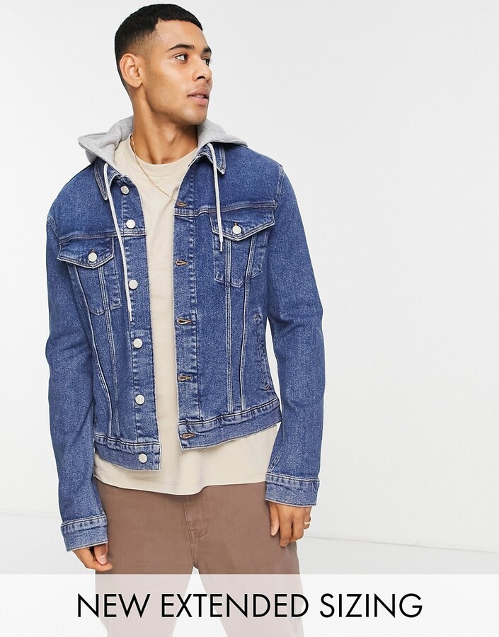 denim jacket hoodie