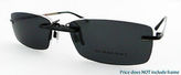 Thumbnail for your product : Burberry B1224 54x17 1224 Custom Polarized CLIP-ON Sunglasses (No Frame) NEW