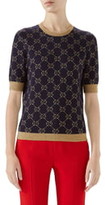Thumbnail for your product : Gucci Metallic GG Sweater