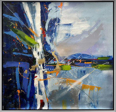 NIFAO Resaltar Framed by Azarian Wall Art Canvas Painting Signed And Numbered Framed And Ready To Hang