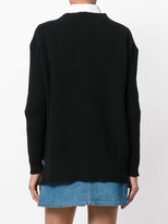 Thumbnail for your product : Odeeh stripe knit sweater
