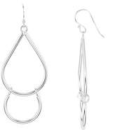 Thumbnail for your product : Argentovivo Double Loop Drop Earrings