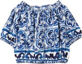 Thumbnail for your product : Dolce & Gabbana Blue And White Top Girl