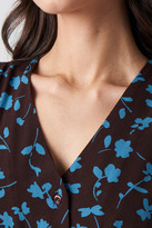 Thumbnail for your product : NA-KD V-Neck Printed Ruffle Dress