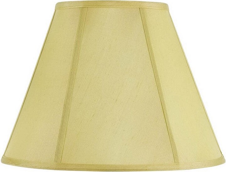 14 in. Champagne Yellow Fabric Shade