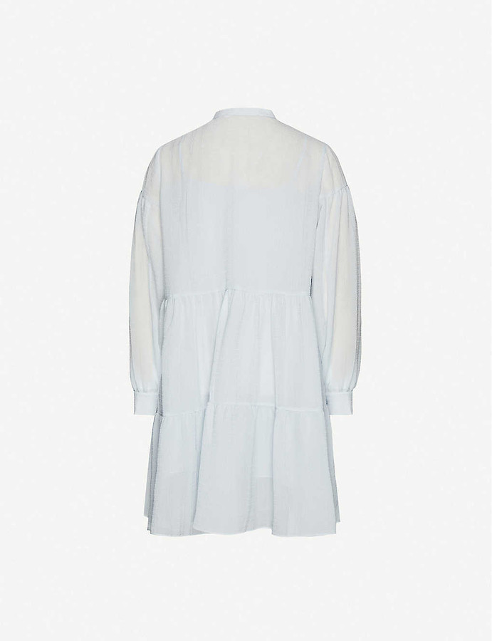 Samsoe \u0026 Samsoe Margo crepe mini shirt dress - ShopStyle