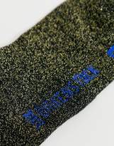 Thumbnail for your product : Birkenstock cotton bling socks in black and gold glitter