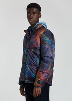 Thumbnail for your product : Paul Smith Men's 'Oil Slick' Print Recycled Polyester Jacket