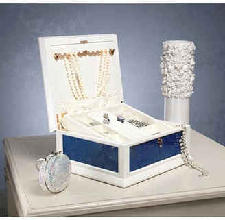 Agresti Lapis Lazuli & Wood Jewelry Box