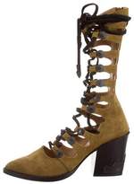 Thumbnail for your product : Toga Pulla Suede Gladiator Boots