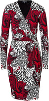 Thumbnail for your product : Etro Printed Jersey Wrap Dress
