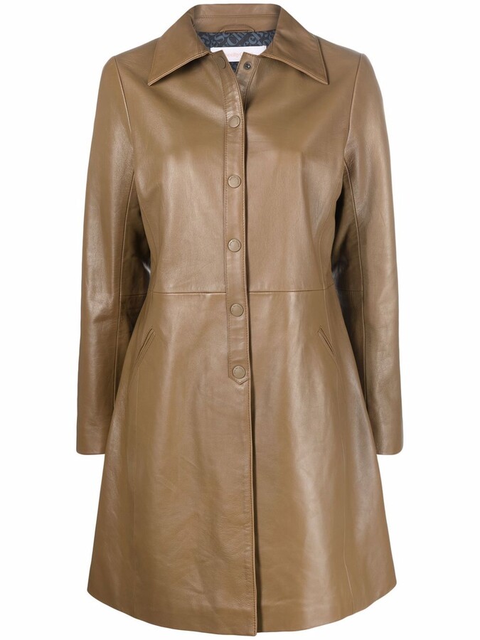 Khaki Brown Coat | Shop The Largest Collection | ShopStyle