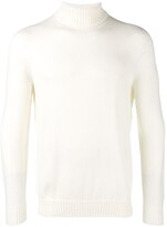 Mens White Roll Neck Sweater | Shop the world’s largest collection of ...