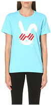 Thumbnail for your product : Chocoolate I.T Bunny-print cotton t-shirt