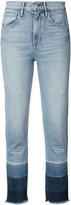 Thumbnail for your product : 3x1 panelled hem cropped jeans - women - Cotton/Polyester/Spandex/Elastane - 24