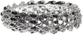 Thumbnail for your product : Natasha Accessories Crystal Scale Hinge Bracelet