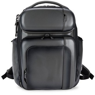 tumi barker backpack leather
