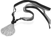 Thumbnail for your product : Forzieri Sterling Silver Seashell w/ Black Lace