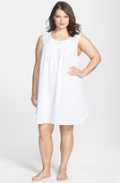 Thumbnail for your product : Eileen West 'Luminous' Swiss Dot Nightgown (Plus Size)