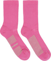 Pink Glitter Socks 