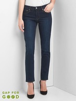 Thumbnail for your product : Gap Mid rise real straight jeans