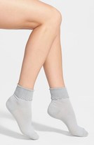 Thumbnail for your product : Hue Scallop Turn Back Cuff Socks