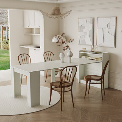 Latitude Run Extendable Dining Table With Storage