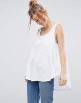 Thumbnail for your product : ASOS DESIGN Tank In Swing Fit With Scoop Hem