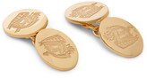 Thumbnail for your product : Deakin & Francis Kingsman Rose Gold-Plated Crest Cufflinks