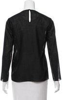 Thumbnail for your product : Wes Gordon Wool Long Sleeve Top