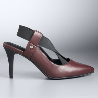 simply vera wang black heels