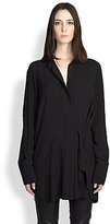 Thumbnail for your product : Ann Demeulemeester Victor Pleated Shirt
